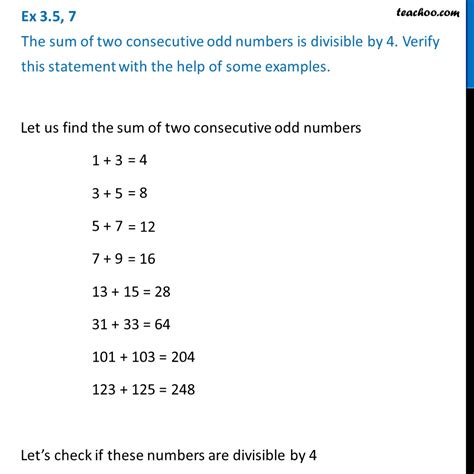 sum of two odd number is always|Sum of Odd Numbers (Sum of Consecutive Odd Numbers) .
